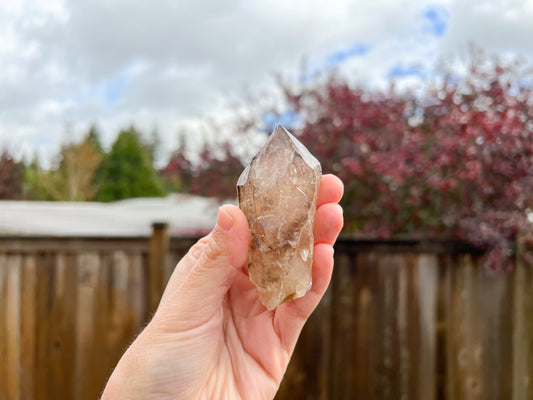 Natural Elestial Citrine Crystal