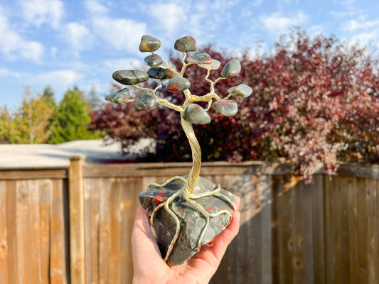 Bloodstone Crystal Tree