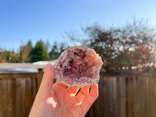 Pink Amethyst Geode