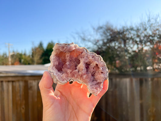 Pink Amethyst Geode