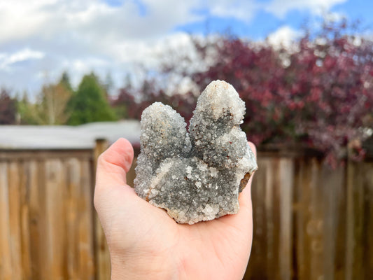 Black Amethyst Cluster