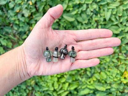 Fluorite Mushroom Necklace