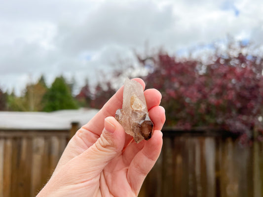 Natural Elestial Citrine Crystal